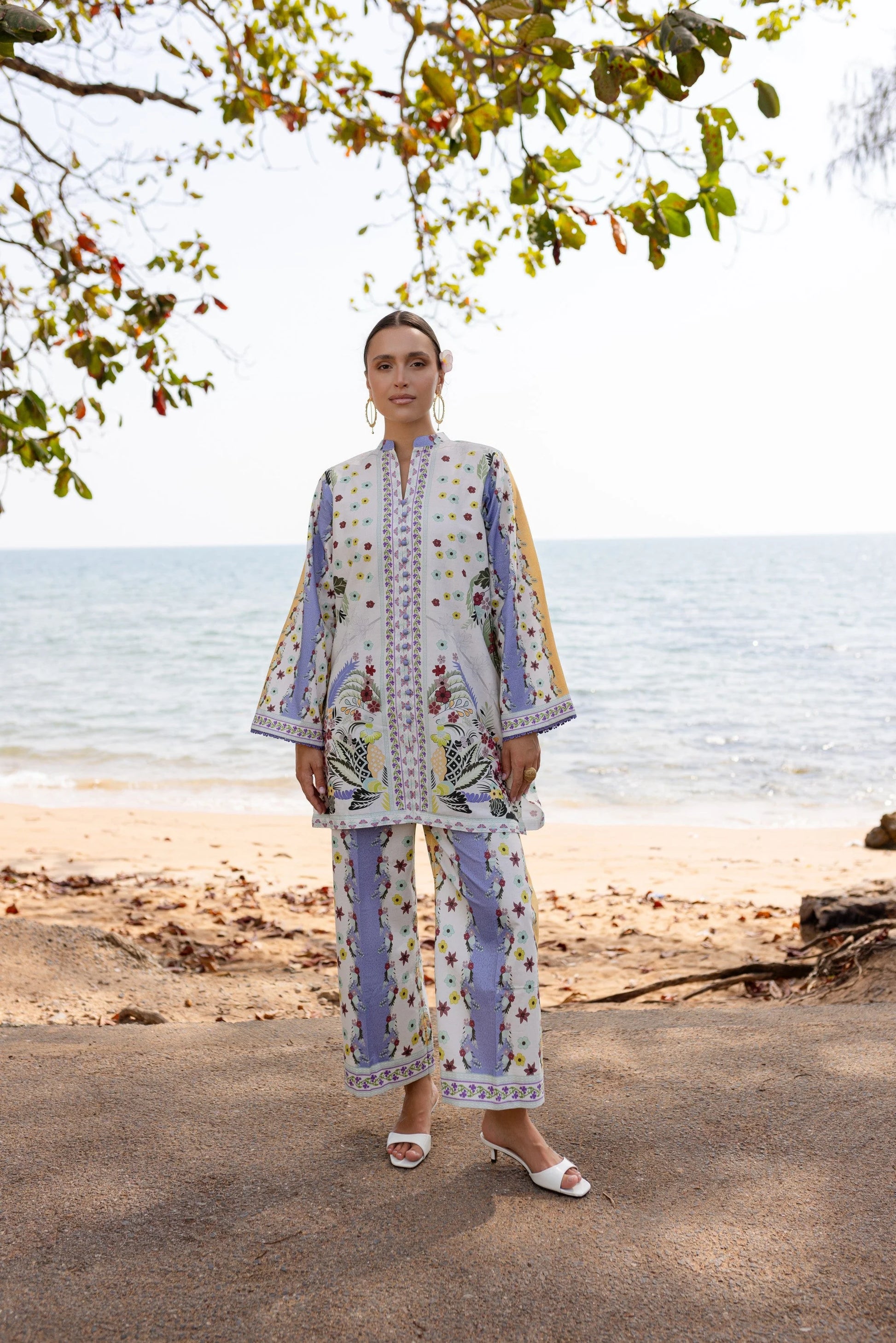 Aabyaan Co-ords 2PC RTW Lawn