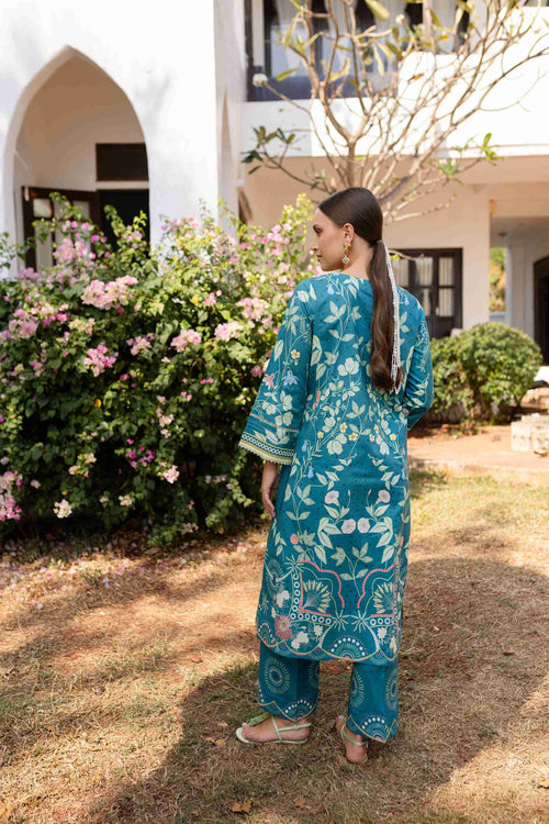 Aabyaan Co-ords 2PC RTW Lawn